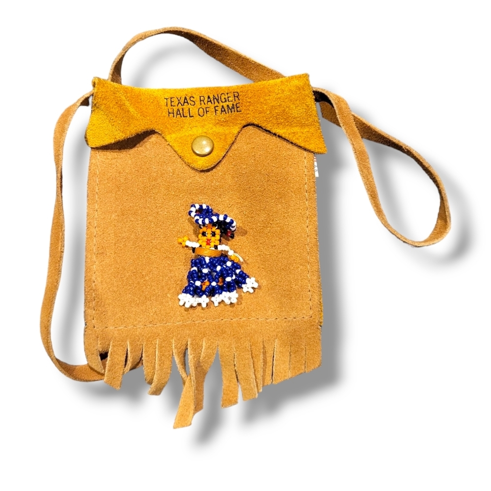 Leather kids satchel Texas Ranger HOF